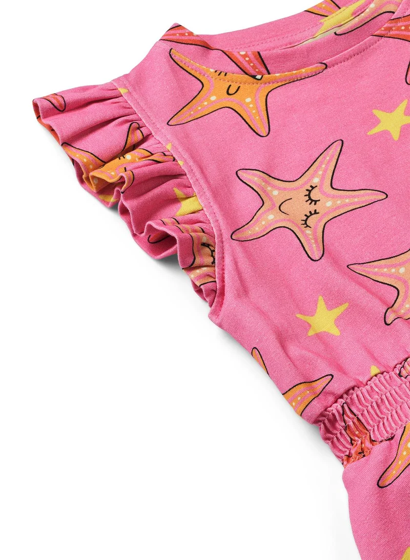 Småfolk Starfish Print Dress