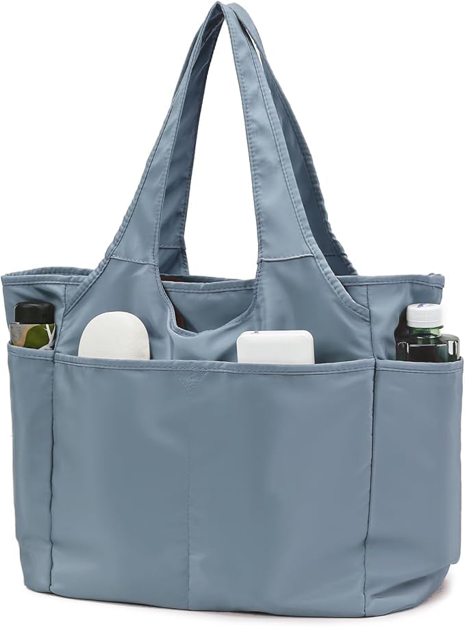 Voroly Tote Bag Women Casual Handbag Shoulder Bag Purses with Zipper and Pockets for Work School Gym Travel Shopping - Image 1