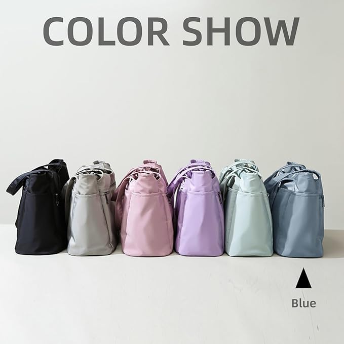 Voroly Tote Bag Women Casual Handbag Shoulder Bag Purses with Zipper and Pockets for Work School Gym Travel Shopping - Image 3