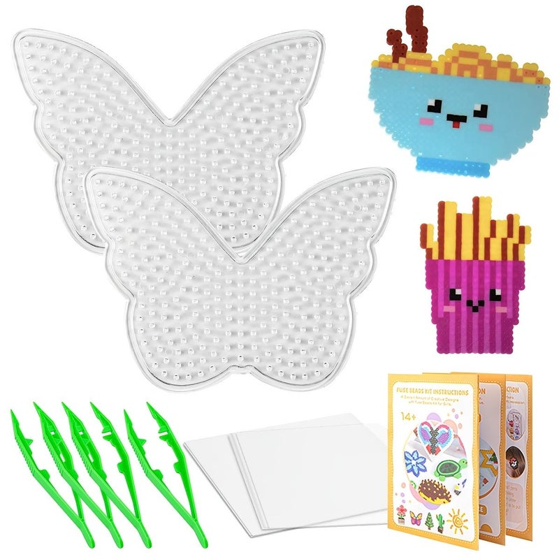 7 Color 2.6mm Modular Beads Square Box Set Butterfly Puzzle Bead Board - Image 3