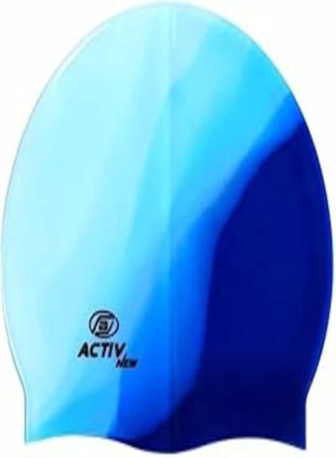activ ADULT SWIM CAP,BLUE,NS