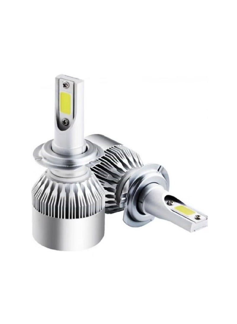 Loquat 2pcs H7 LED headlight bulb for car