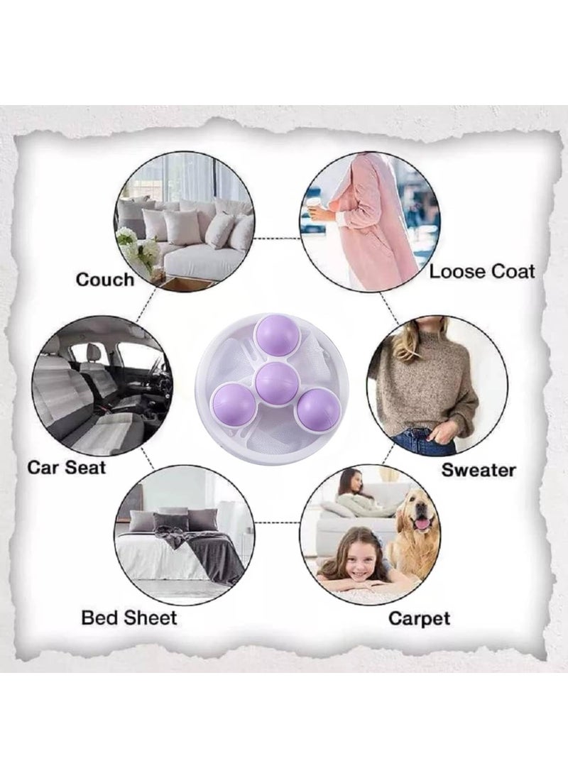 Prostuff.in Prostuffin 2 Pcs Lint Remover for Clothes Washing Machine Floating Lint Mesh BagLint Catcher Pet Hair Remover for Laundry Reusable Hair Filter Washer Lint dust Trap Net Pouch Multicolor  - Image 4