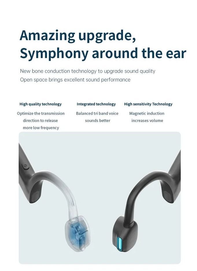 sanag Sanag A7s waterproof Sweatproof Directional air conduction headphones BT wireless Bone Conduction Headset  - Image 4