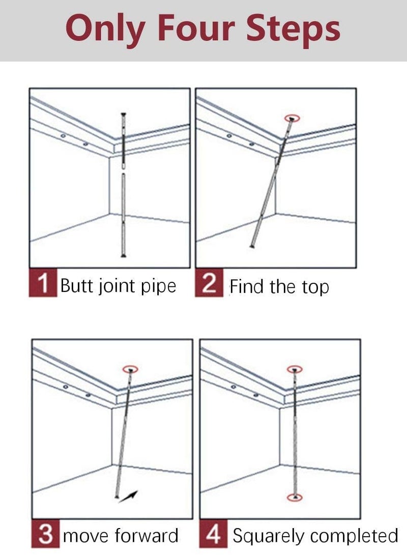 Yameem 4 Layer Adjustable Rack Standing Hanger Organizer - Image 3