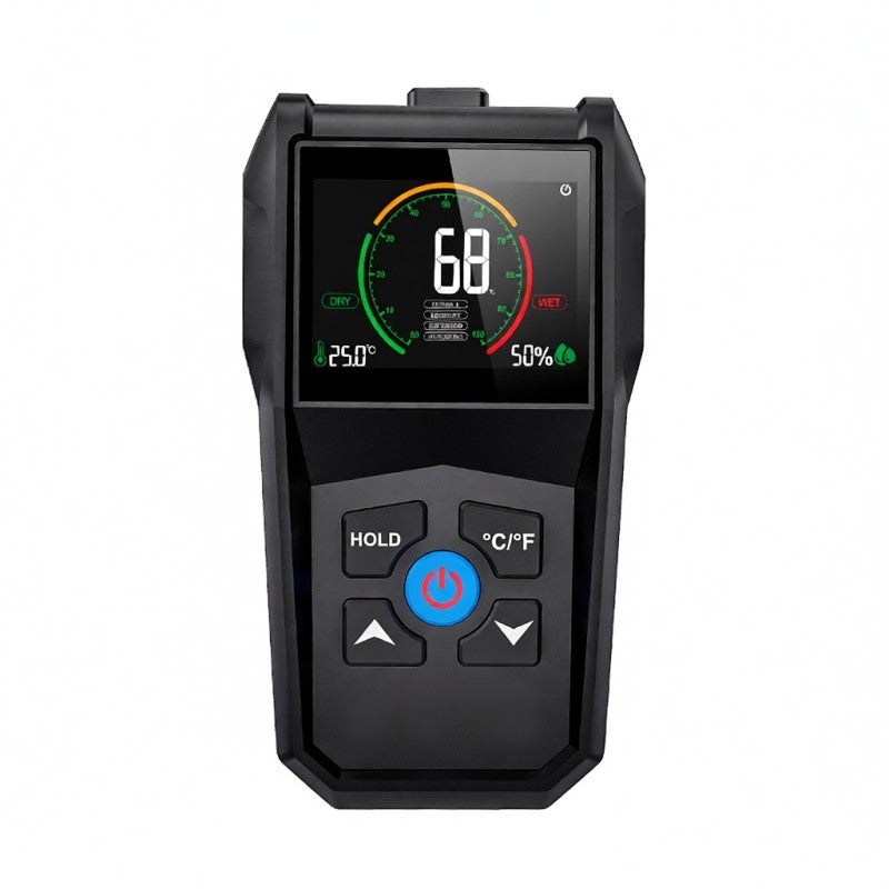 MESTEK Induction Wood Detector: 4 Measurement Modes, VA Full Viewing Angle Reverse Display - Electromagnetic Wave Sensor Drywall Tester for Masonry & Material Measurement, Temperature Humidity Detection - Image 1