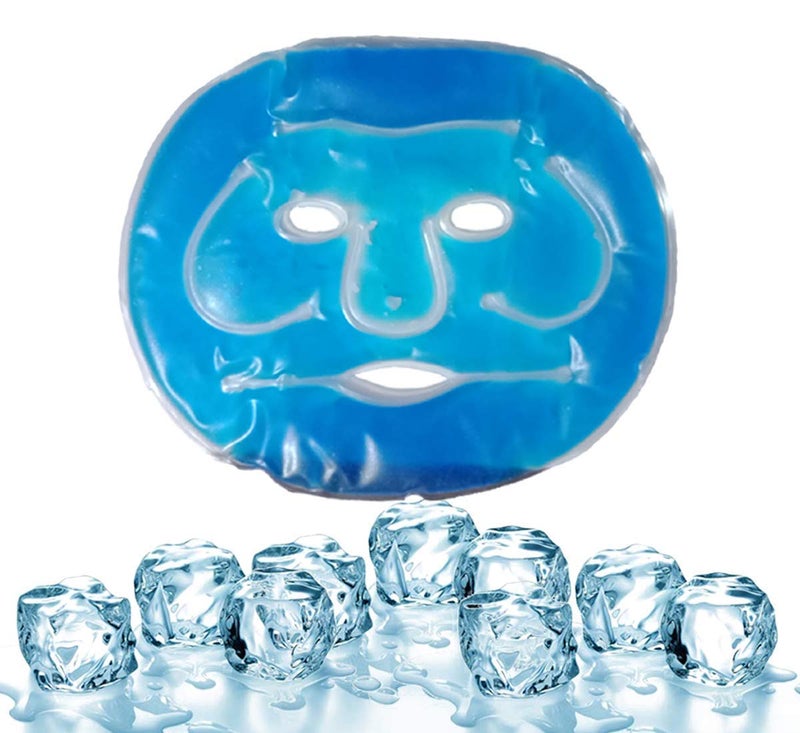 ZONVER ZONVER Cooling Gel Face Mask HotNCold Therapy For Your Face With Strap Relief From Common Condition Like Stress Tension Sinus Compact Special To Suit Your All Familly Members 1 - Image 1