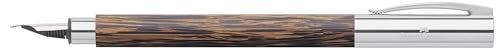 Faber-Castell Ambition Fountain Pen, Coconut Wood - Broad - Image 2