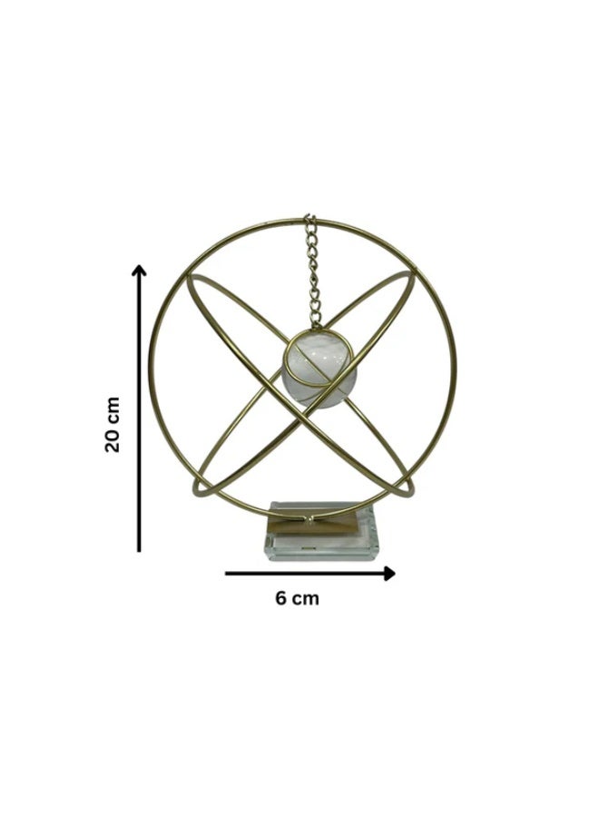 Modern Decorative Sculpture Inspired by Celestial Orbits - Image 2