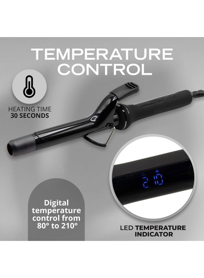 CORIOLISS | The Curly | Hair Curler Machine for Women | Hair Crimper for Long and Short Hair | Ceramic Professional Conical Barrel with Temperature Control 25 MM - Image 4