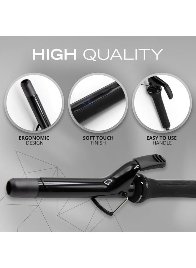 CORIOLISS | The Curly | Hair Curler Machine for Women | Hair Crimper for Long and Short Hair | Ceramic Professional Conical Barrel with Temperature Control 25 MM - Image 5