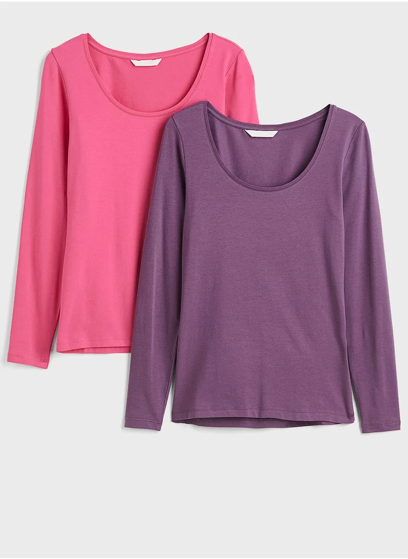 H&M 2 Pack Round Neck Top
