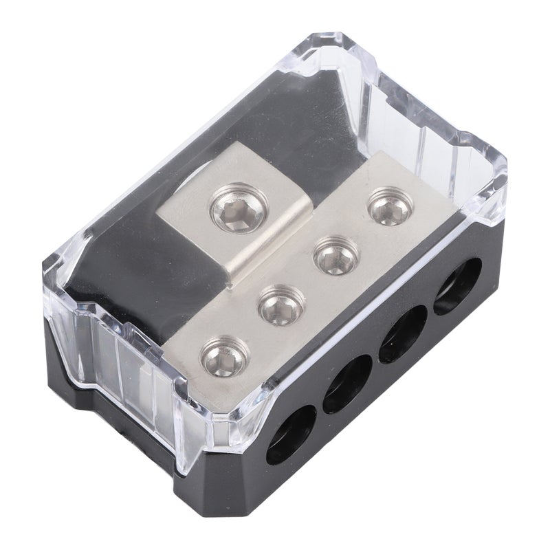 Power Distribution Block 1 Way in 4 Ways Out Car Audio Stereo Amp Splitter Connecting Box - Image 5