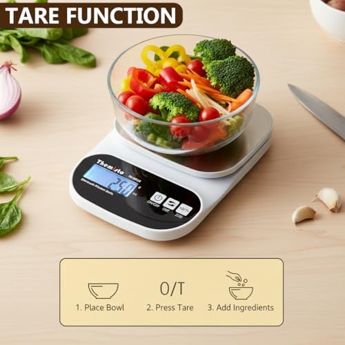 Themisto TH-WS15 Electronic digital Kitchen Weighing Scale |10 Kg|Back Light LCD| Made In India with 1 Year Warranty - Image 4