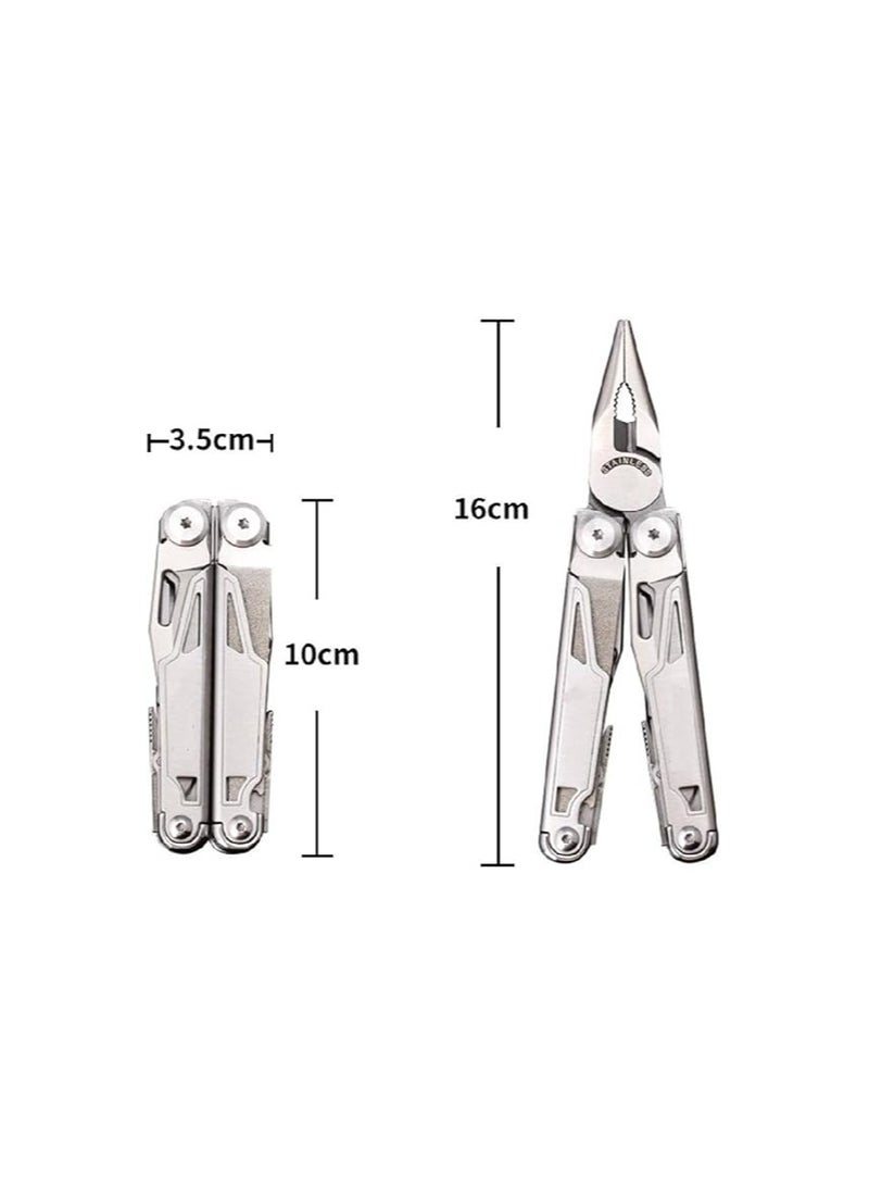 Daicamping DL12 Clip Multifunctional Clamps 7CR17MOV Folding Knife Tools Multitools Cable Camping Gear Multi Pliers Multi Tools  - Image 2
