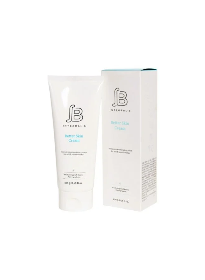 INTEGRAL B | K-Beauty Better Skin Cream – Korean Deep Moisturizing Cream for Sensitive, Dry & Itchy Skin | Babies, Adults & Elderly | 200g