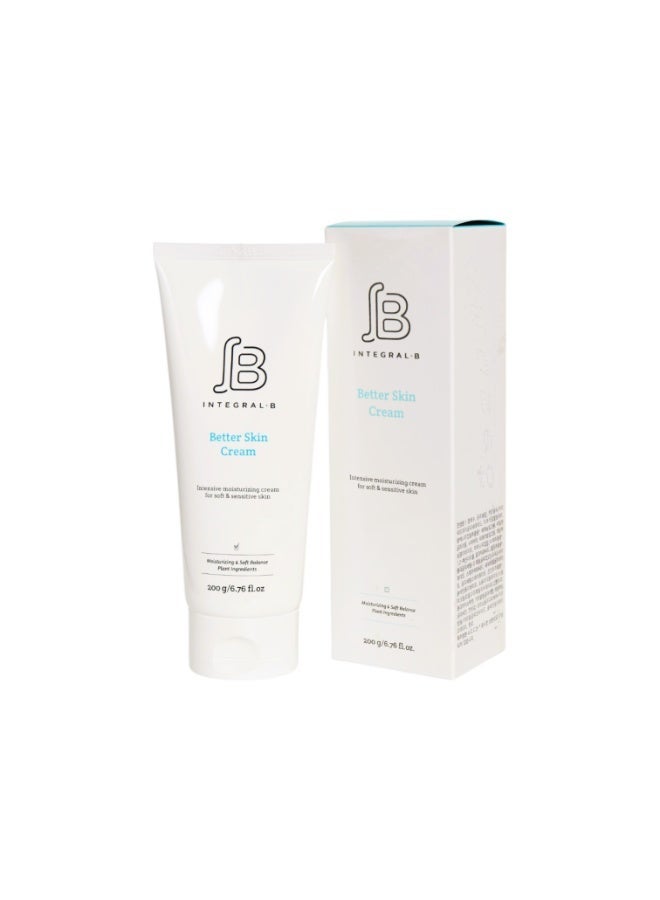 INTEGRAL B | K-Beauty Better Skin Cream – Korean Deep Moisturizing Cream for Sensitive, Dry & Itchy Skin | Babies, Adults & Elderly | 200g - Image 1