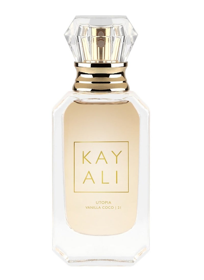 KAYALI - KAYALI Utopia Vanilla Coco | 21 Eau De Parfum Intense 10ml - Luxurious, Dreamy Fragrance with Vanilla, Coconut, White Florals, and Sandalwood for a Sensual and Captivating Experience - Image 1