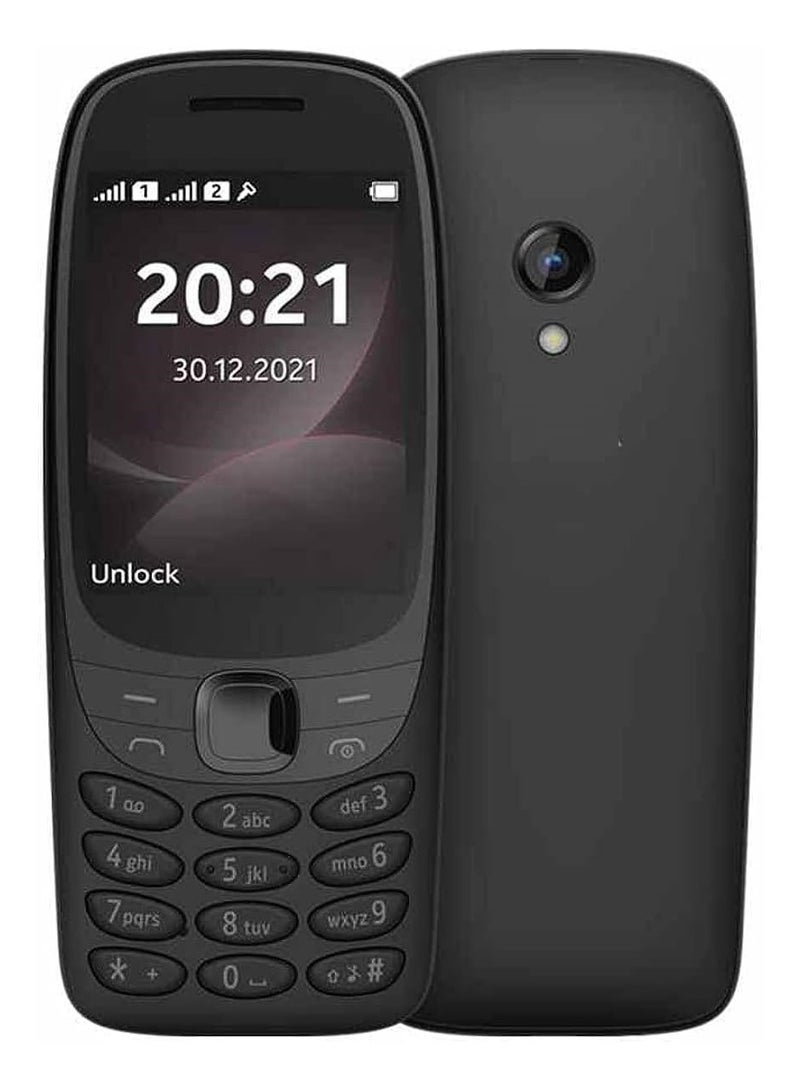 موبايل 6310 ثنائي الشريحة باللون الأسود