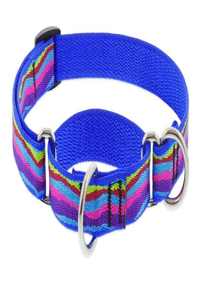 Lupine Martingale Small Dog Collar by Lupine 3/4" Wide Ripple Creek Design adjusts 10" to 14" - Image 1