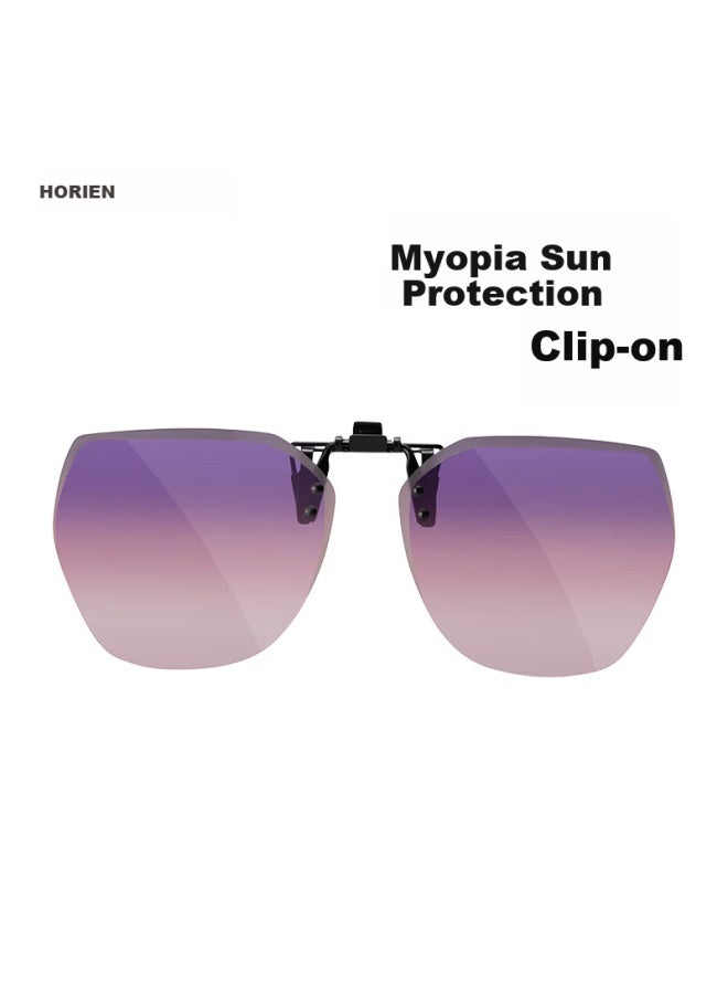HORIEN Hailien Myopia Gl Sungl Clip Polarized Sungl Uni Driving Anti-glare Night Vision - Image 3