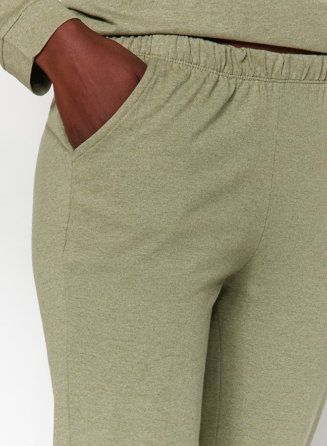 trendyol Dark Green T-shirt-Jogger Knitted Pajamas Set THMAW21PT0497  - Image 5