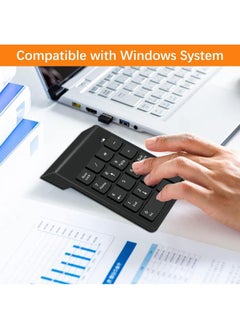 Generic Wireless Number Pad, Numeric Keypad 10 Key USB Keyboard, Financial Accounting Numpad for Laptop,Notebook,PC,Desktop  - Image 5