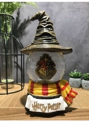 Knittingtr Harry Potter Sorting Hat Lighted Musical Large Snow Globe  - Image 2