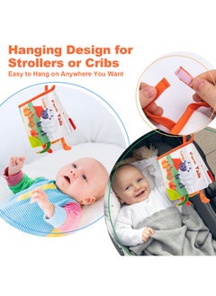 Generic Infant Early Childhood Education Three-dimensional Tail Cloth Book Tear Not To Rip With Bb Ring Paper Forest Animal Cloth Book Toy 0-3 Years Old-Colour:6919-2 Animal Style  - Image 3