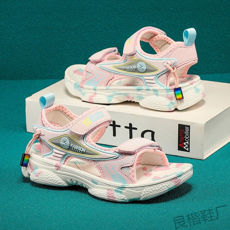 Jinjiang Dachang Children'S Sandals 2023 New Summer Girls Sports Sandals For Middle And Big Children Students Soft Bottom Boys' Defense - Image 2