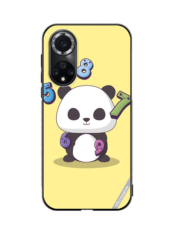 VR CREATIVE Protective Case Cover For Huawei Nova 9 Pro Panda With 56789 Numbers Design Multicolour  - Image 1