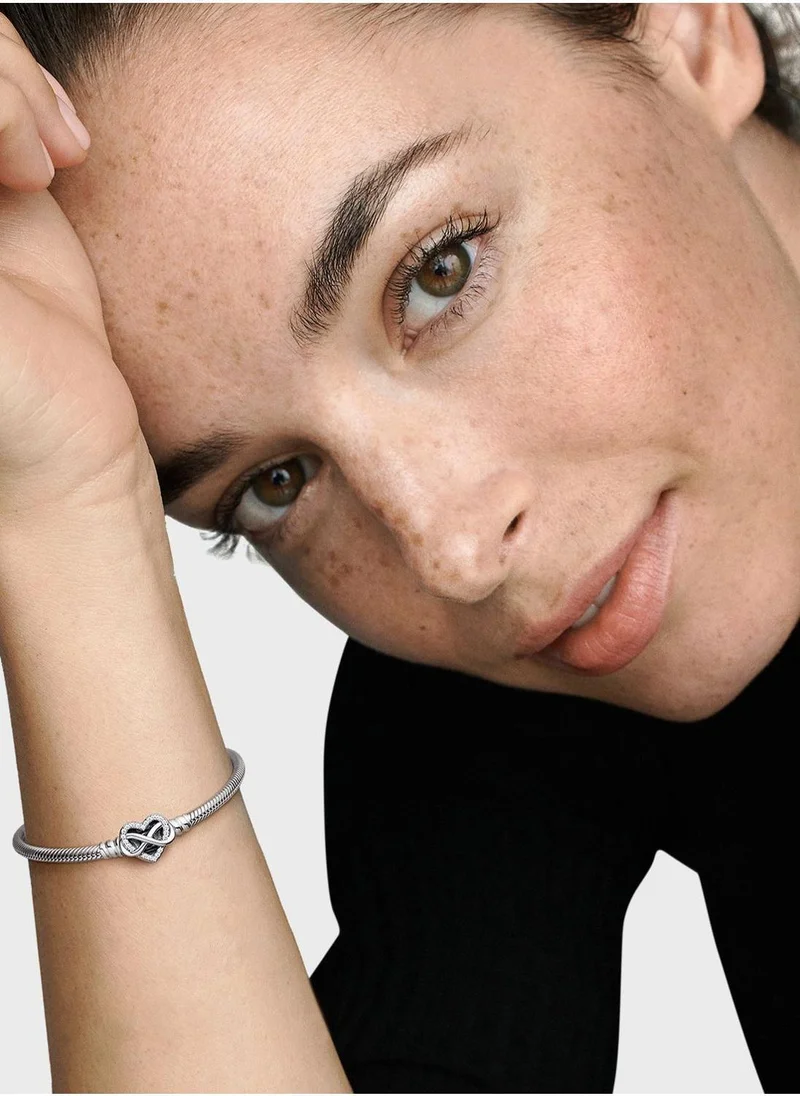 PANDORA  Snake Chain Sterling Silver Bracelet for Women | Best Price UAE
