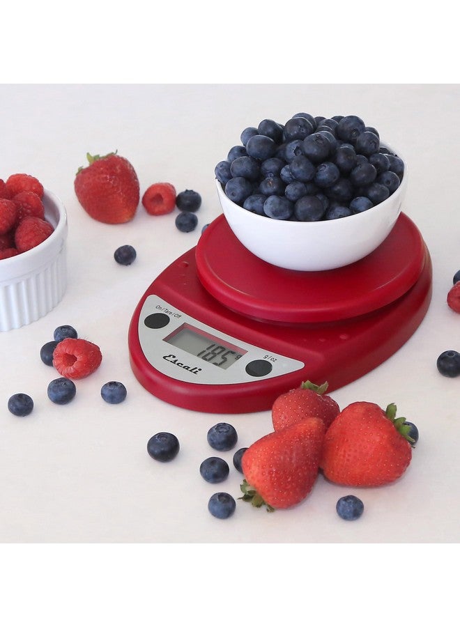 Escali (warmred) - Escali Primo Lightweight Scale, 8.5 x 15cm x 3.8cm , Warm Red - Image 4