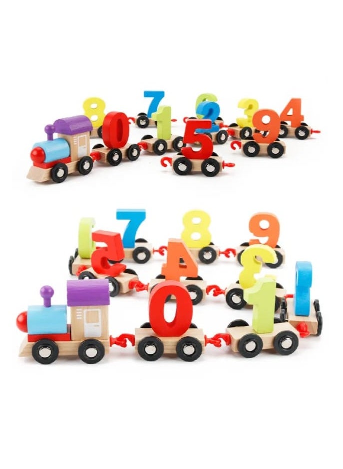 TOY GARDEN Train Toys Magnetic Set Includes 3 Engines And Storage Bag, Toy Train Sets For Kids Toddler Boys And Girls, Compatible With Major Brands Train Tracks Set  - Image 1