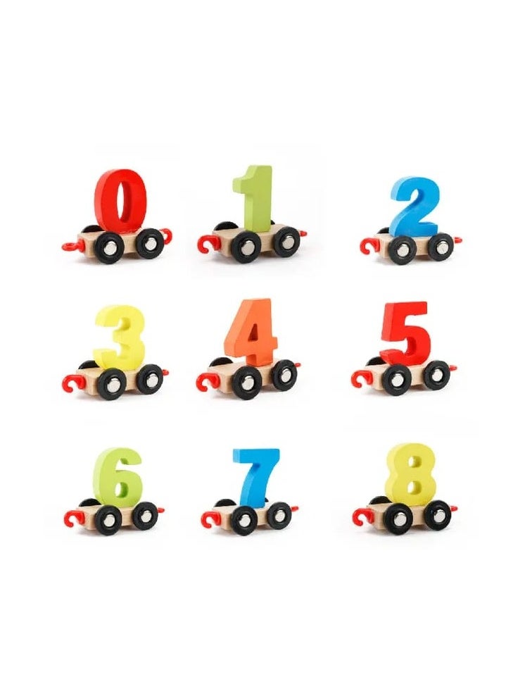 TOY GARDEN Train Toys Magnetic Set Includes 3 Engines And Storage Bag, Toy Train Sets For Kids Toddler Boys And Girls, Compatible With Major Brands Train Tracks Set  - Image 3