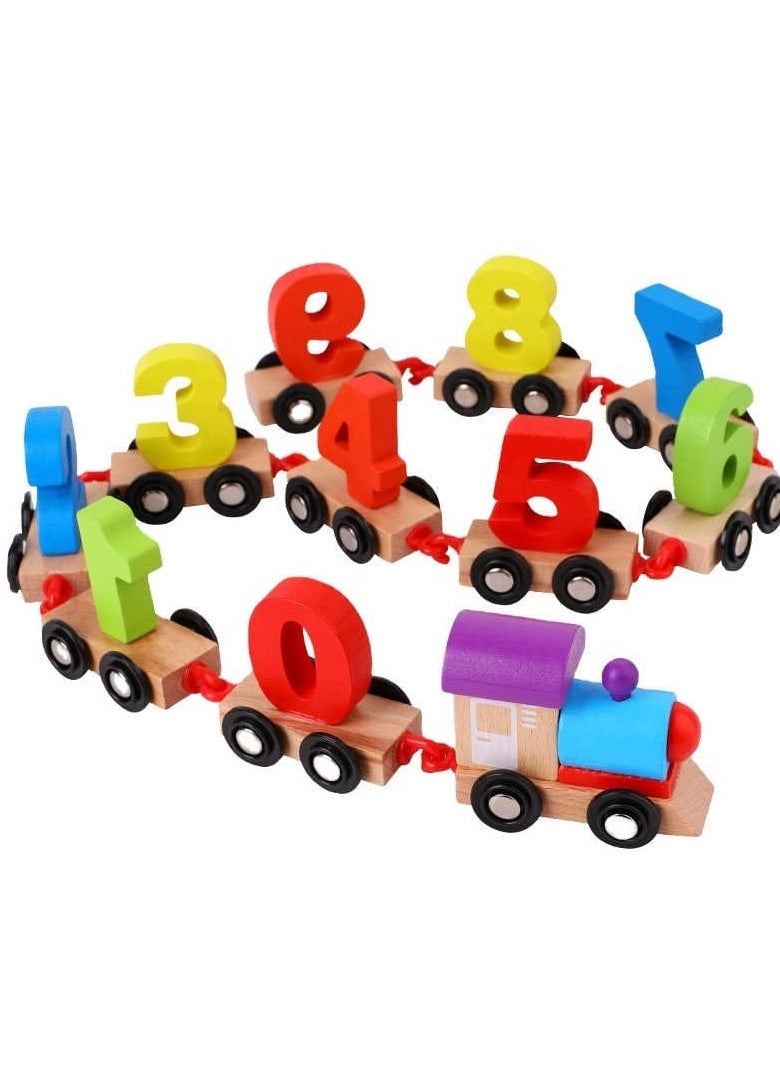TOY GARDEN Train Toys Magnetic Set Includes 3 Engines And Storage Bag, Toy Train Sets For Kids Toddler Boys And Girls, Compatible With Major Brands Train Tracks Set  - Image 4