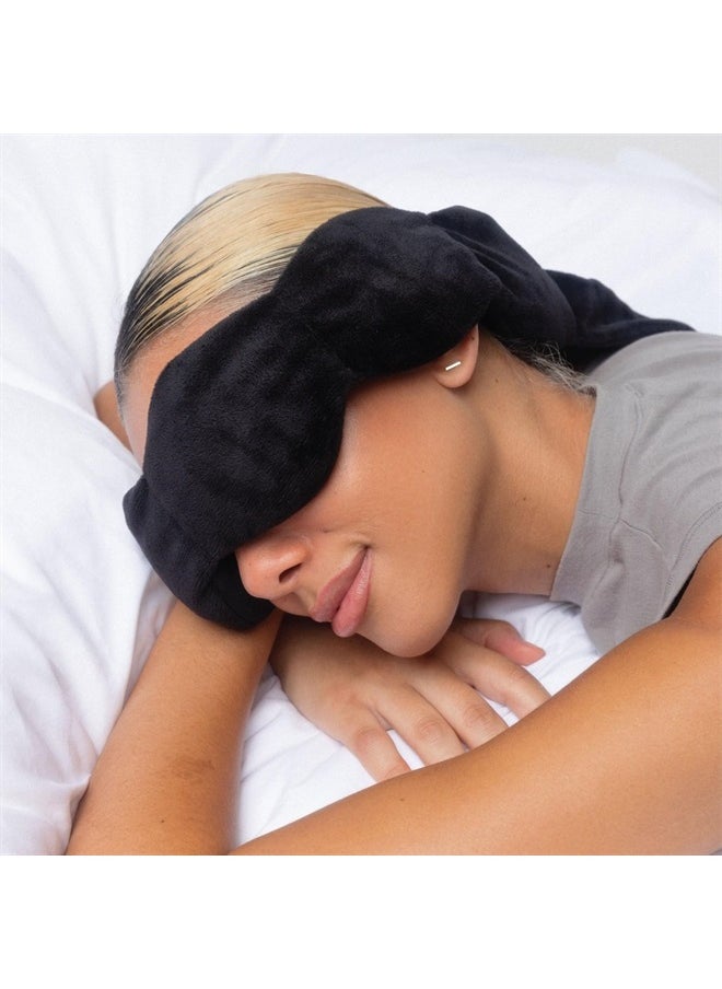 nodpod - Nodpod Gentle Pressure Sleep Mask | Patented Light Blocking Design for Sleeping, Traveling & Relaxation - Black Onyx - Image 1