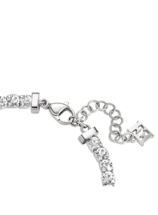 ESCADA Zoe Tennis Bracelet with Logo and Horseshoe Charms Luxurious Design for Good Fortune