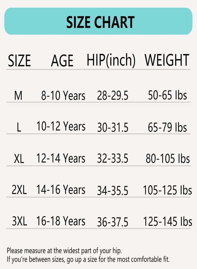 Mesachy Girls Period Underwear Period Panties for Teens Menstrual Leakproof Protective Cotton Briefs - Image 5