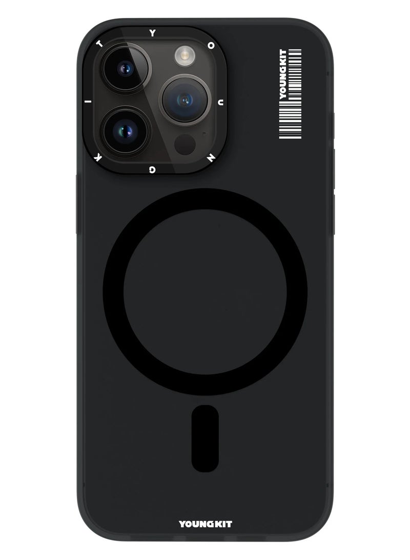 يونج كيت جراب مخفي من نسيج الرمل غير اللامع لهاتف iPhone 16 Pro Max - Image 1