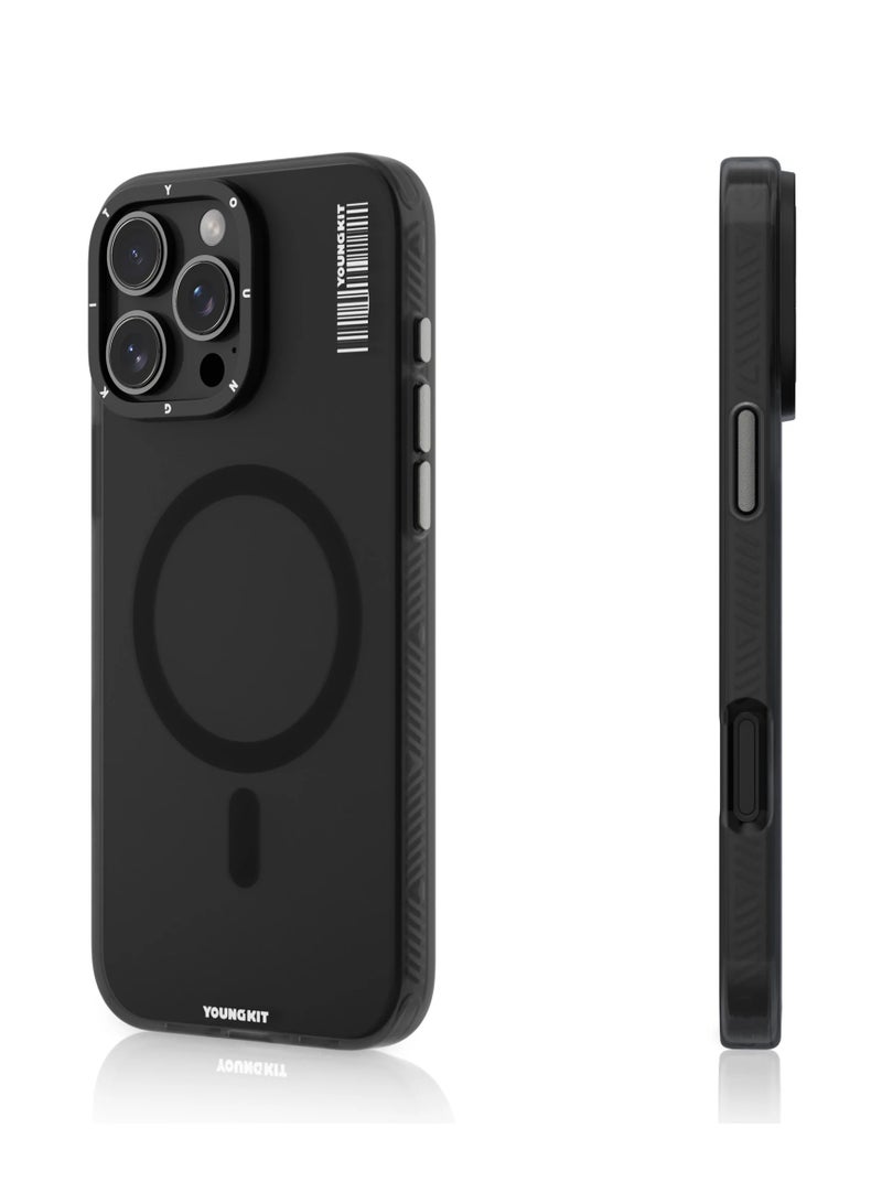 يونج كيت جراب مخفي من نسيج الرمل غير اللامع لهاتف iPhone 16 Pro Max - Image 2