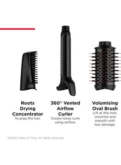 Revlon 820W One-Step Blow Dry Hair Multi-Styler Black and Red 10 x 16.8 x 40 cm RVDR5333ARB  - Image 2