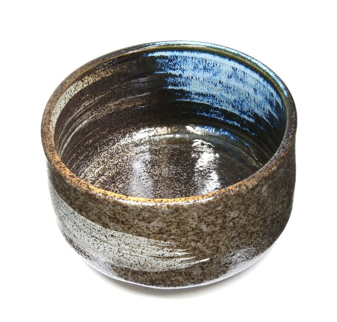 Mino Ware Japanese Handcrafted Matcha Tea Bowl Brown, Matcha Tea Cup Ceremony, Authentic Pottery, Hagoromo Chawan - Image 5