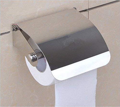 Imaashi Stainless Steel Toilet Paper Holder Anti-Rust Chrome Toilet Roll & Tissue Holder Bathroom Accessories Rack (1) - Image 3