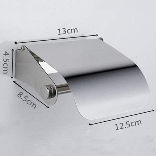 Imaashi Stainless Steel Toilet Paper Holder Anti-Rust Chrome Toilet Roll & Tissue Holder Bathroom Accessories Rack (1) - Image 5