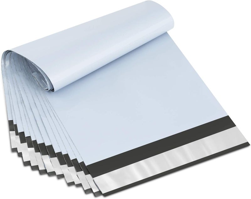 UCGOU Poly Mailers 6x9 Inch White 200 Pack Mini #1 Shipping Bags Strong Mailing Envelopes Thick Self Seal Adhesive Waterproof and Tear Proof Boutique Postal Small Business for Jewelry and More - Image 1