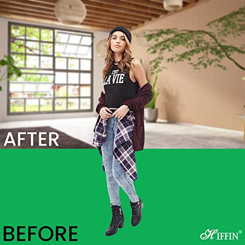 HIFFIN Professional 6x9Ft Green Screen Backdrop for Photography Background, Large Green Screen for Photoshoot, Game Live Steaming Video Conference (6x9Ft Green Backdrop) - Image 2