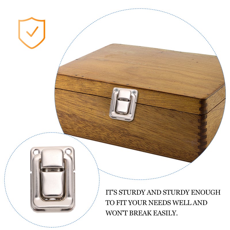 30pcs Antique Hasps Latches Unique Retro Jewelry Box Suitcase Buckle - Image 2