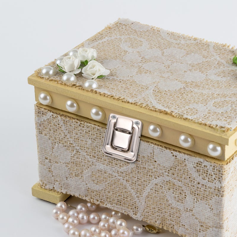 30pcs Antique Hasps Latches Unique Retro Jewelry Box Suitcase Buckle - Image 3