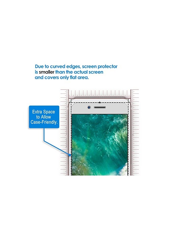 JETech Screen Protector for iPhone 8 and iPhone 7, 4.7-Inch, Case Friendly, Tempered Glass Film, 2-Pack - Image 5